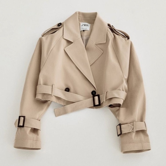 Short zara trending trench coat - Picture 1 of 3